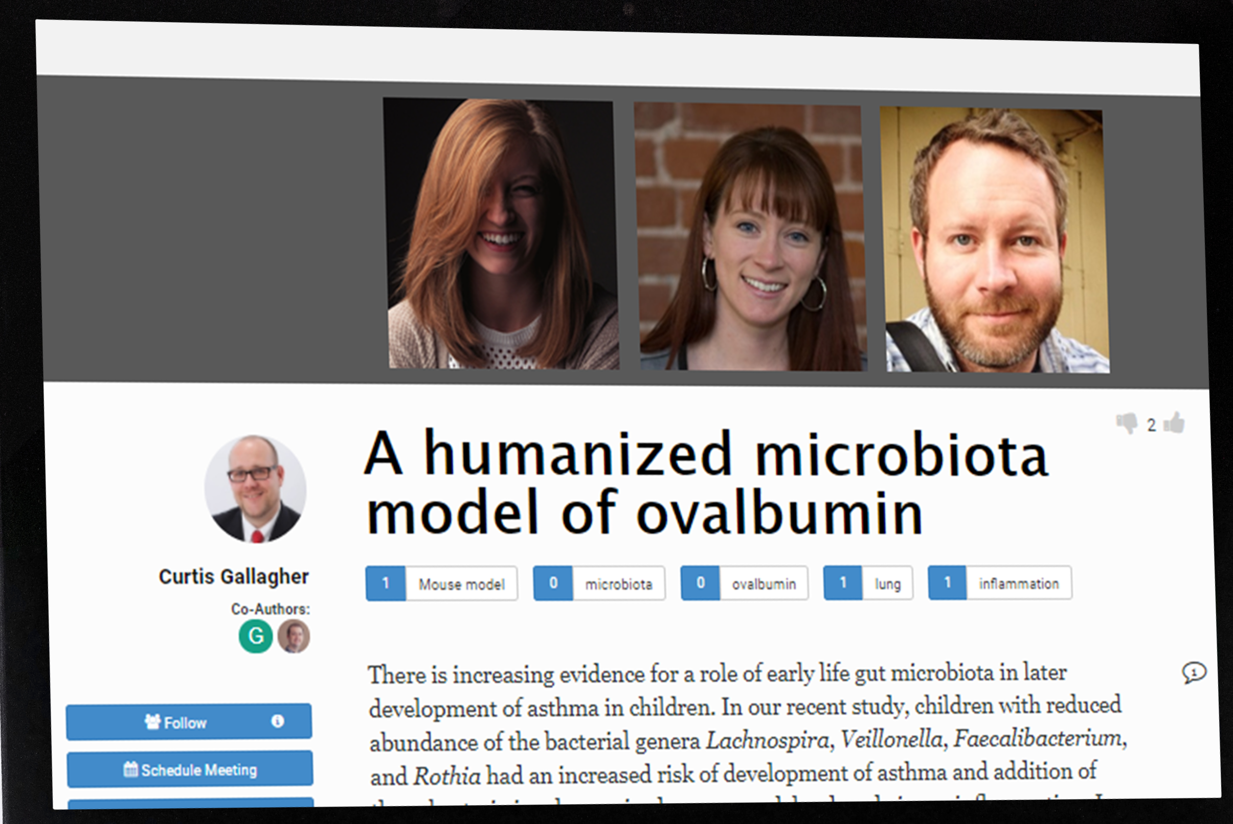 screenshot of Breezio