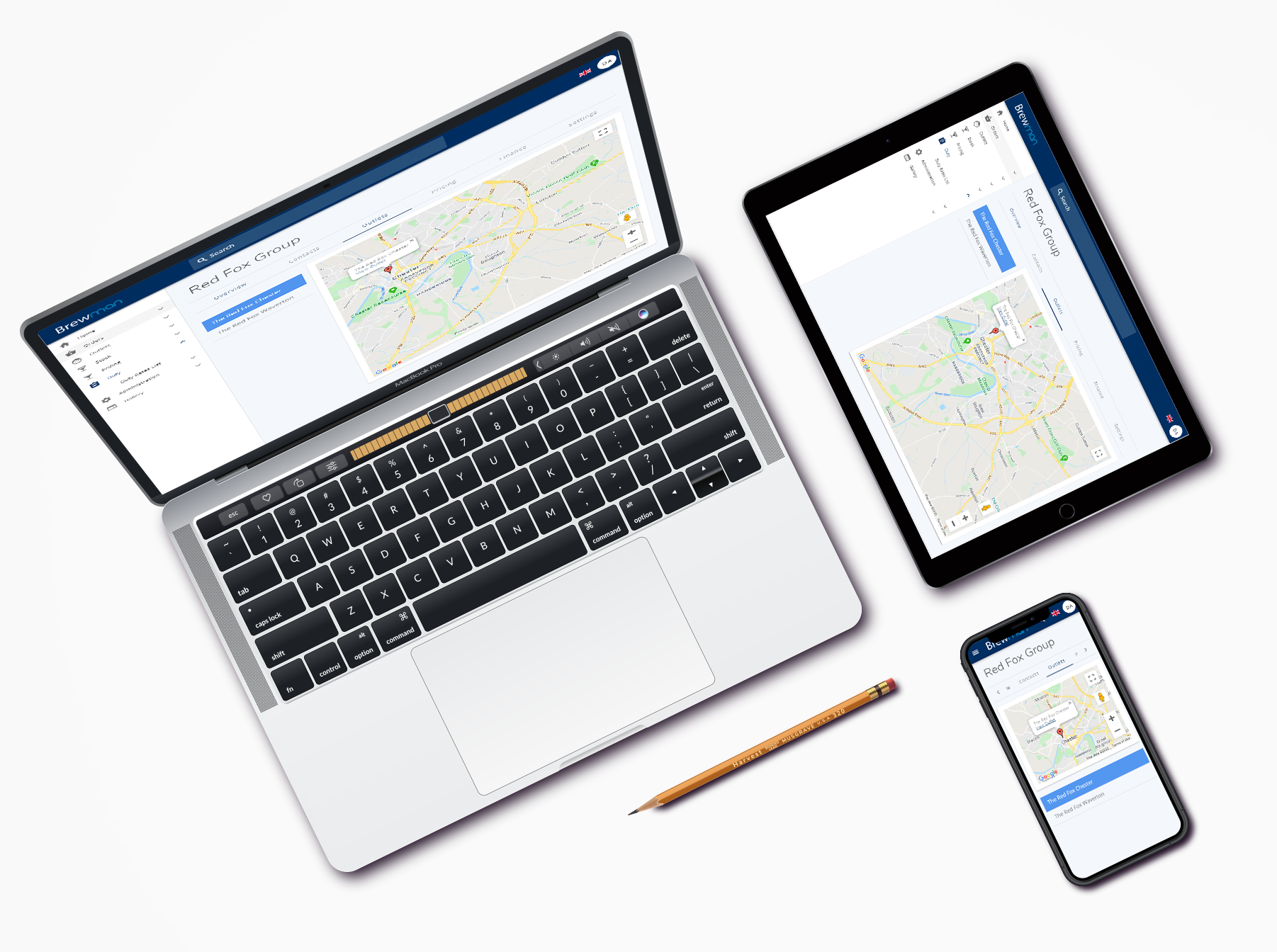 screenshot of BrewMan