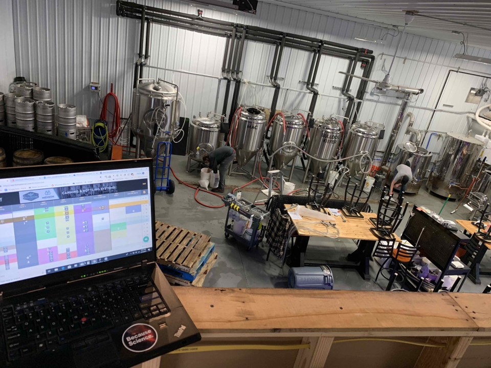 screenshot of BrewPlanner