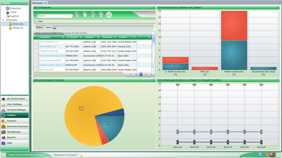 screenshot of BrickControl