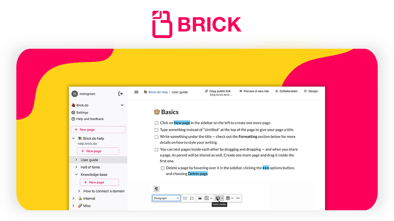 screenshot of Brick
