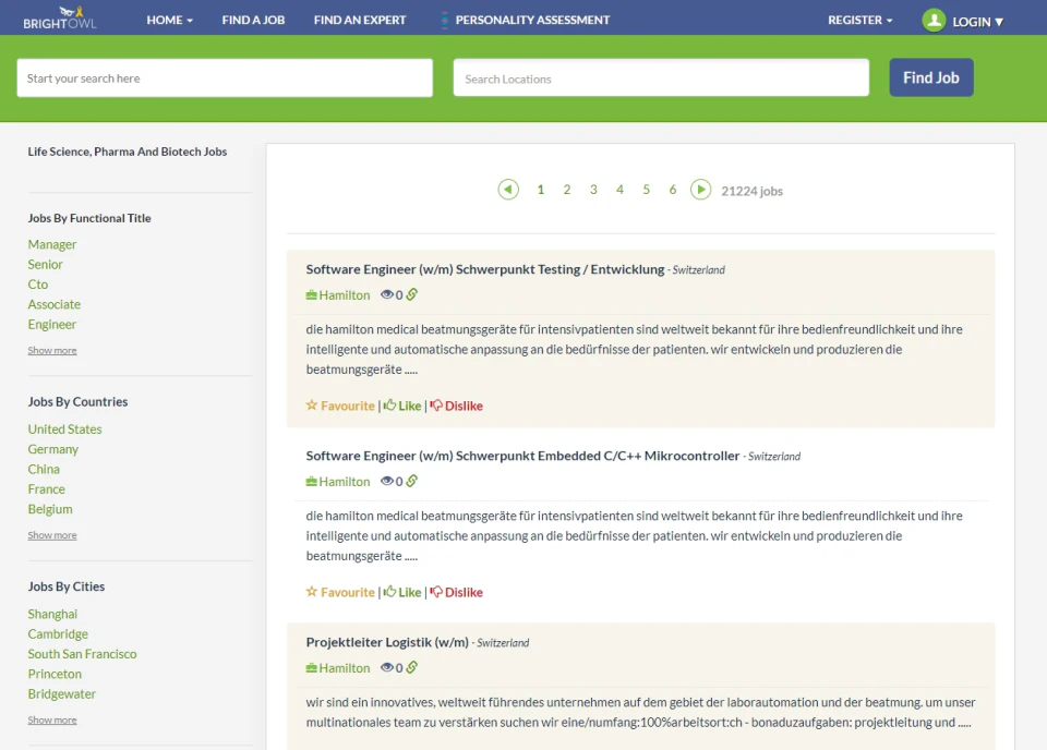 screenshot of BrightOwl