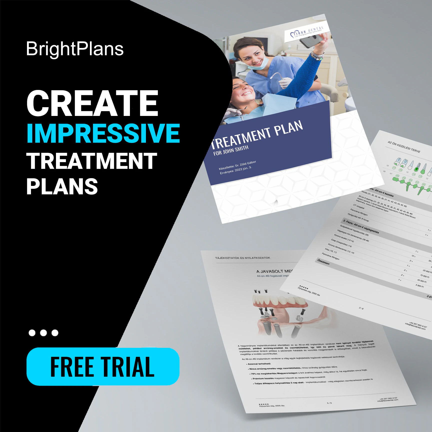 screenshot of BrightPlans
