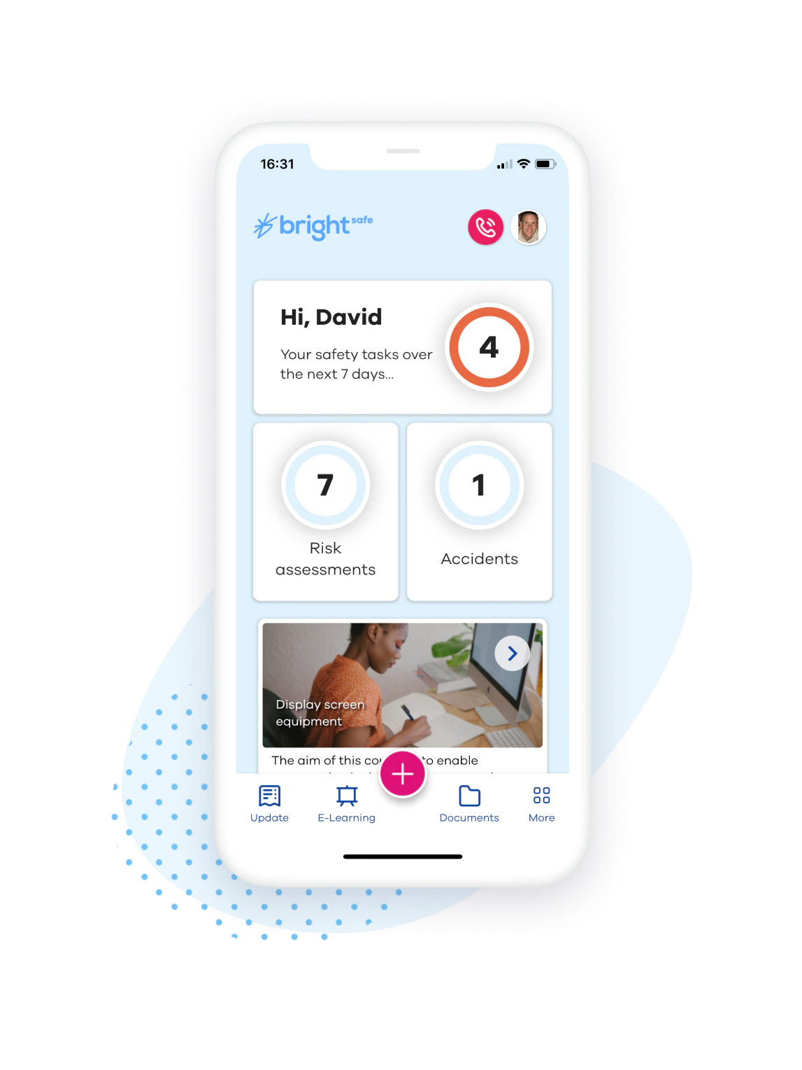 screenshot of BrightSafe