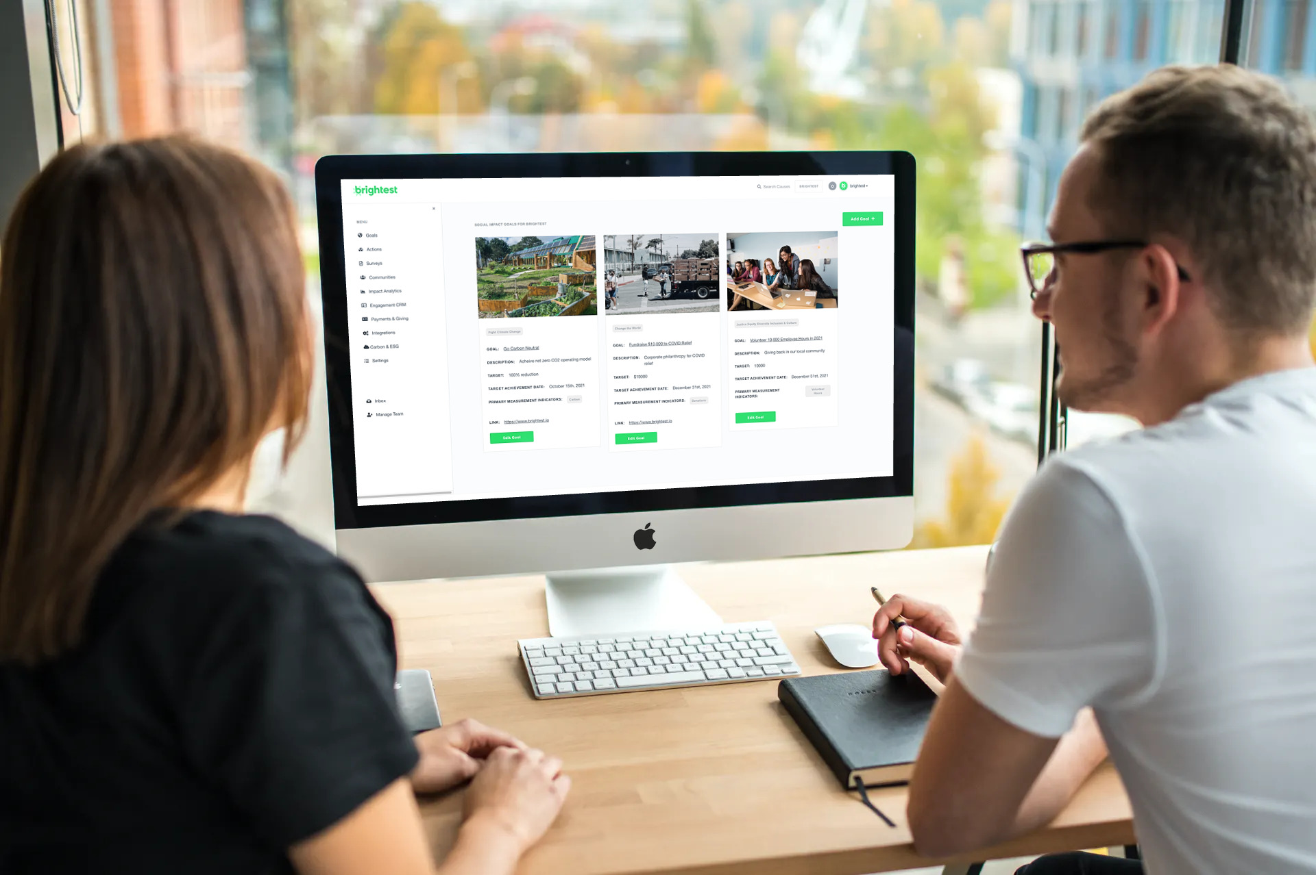 screenshot of Brightest