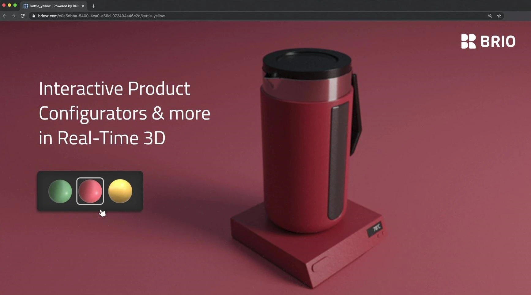 screenshot of BrioXR