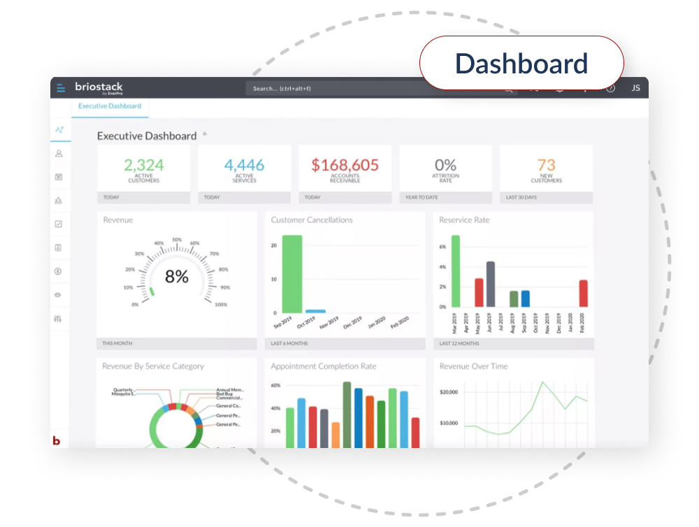 screenshot of Briostack