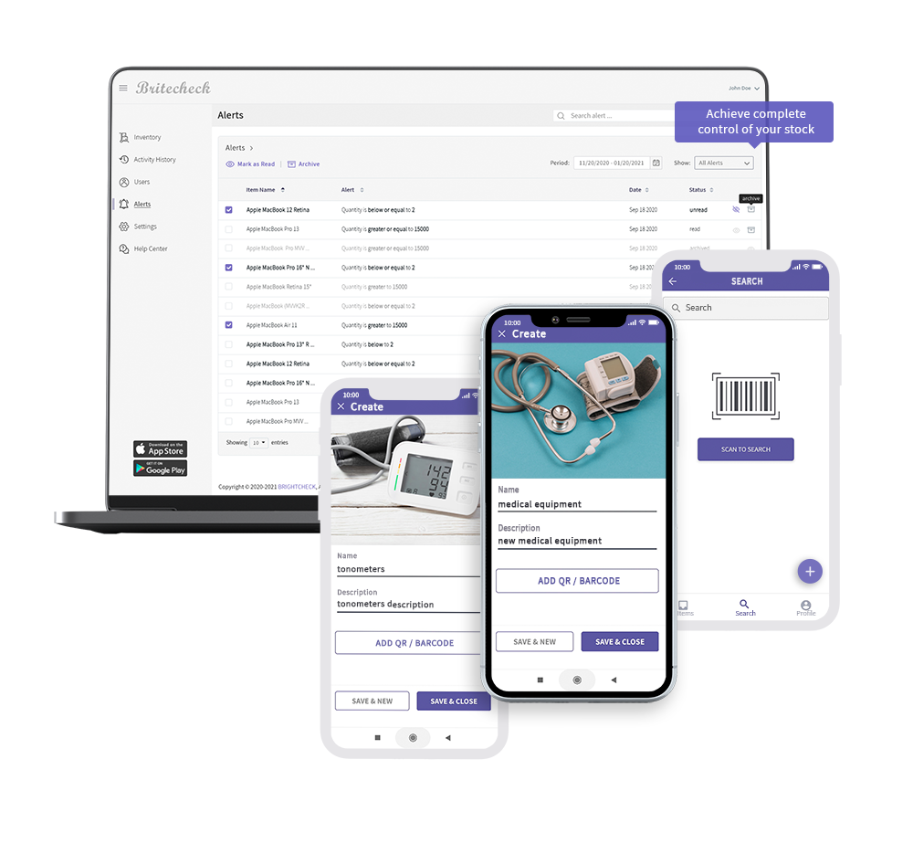 screenshot of Britecheck