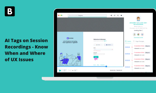 screenshot of Browsee