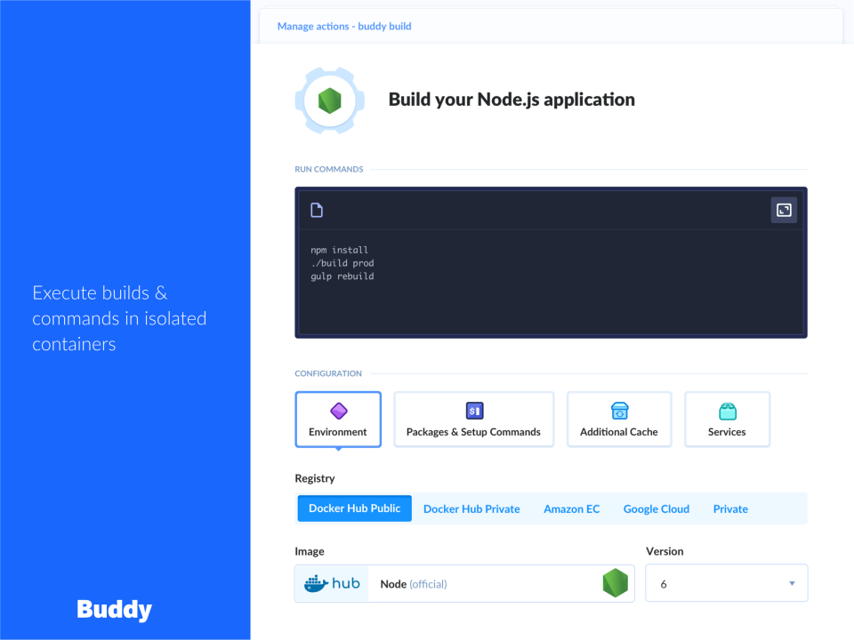 screenshot of Buddy