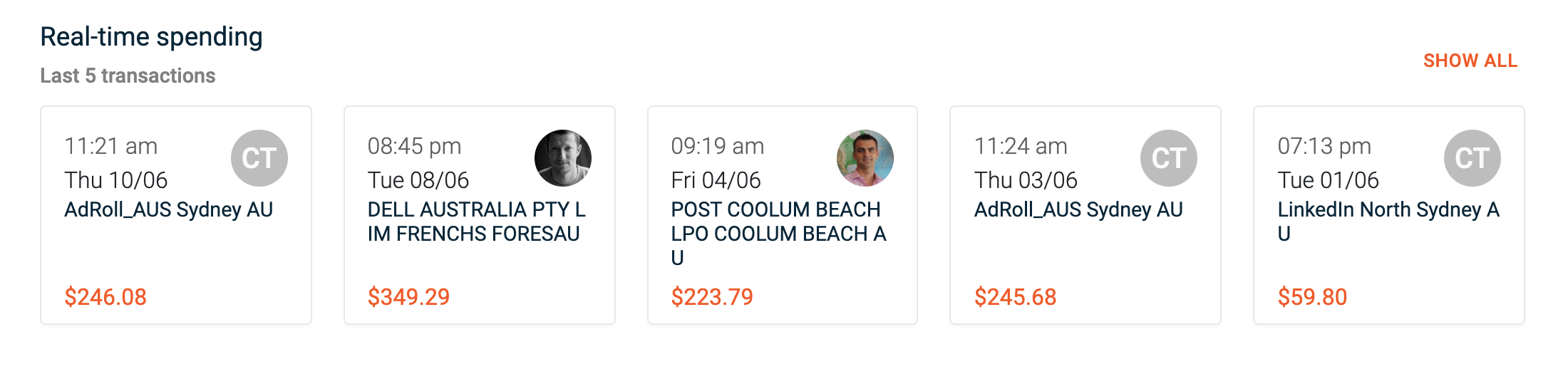 screenshot of Budgetly