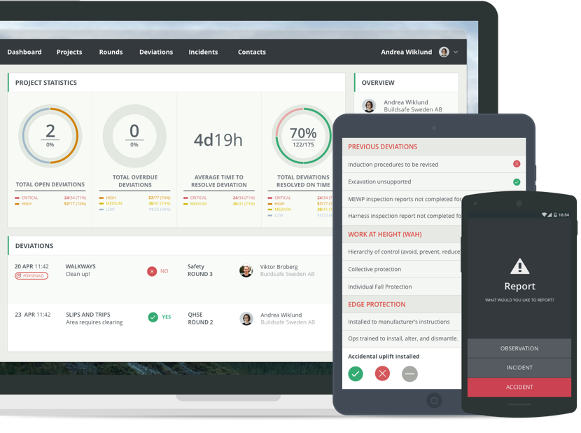 screenshot of BuildSafe