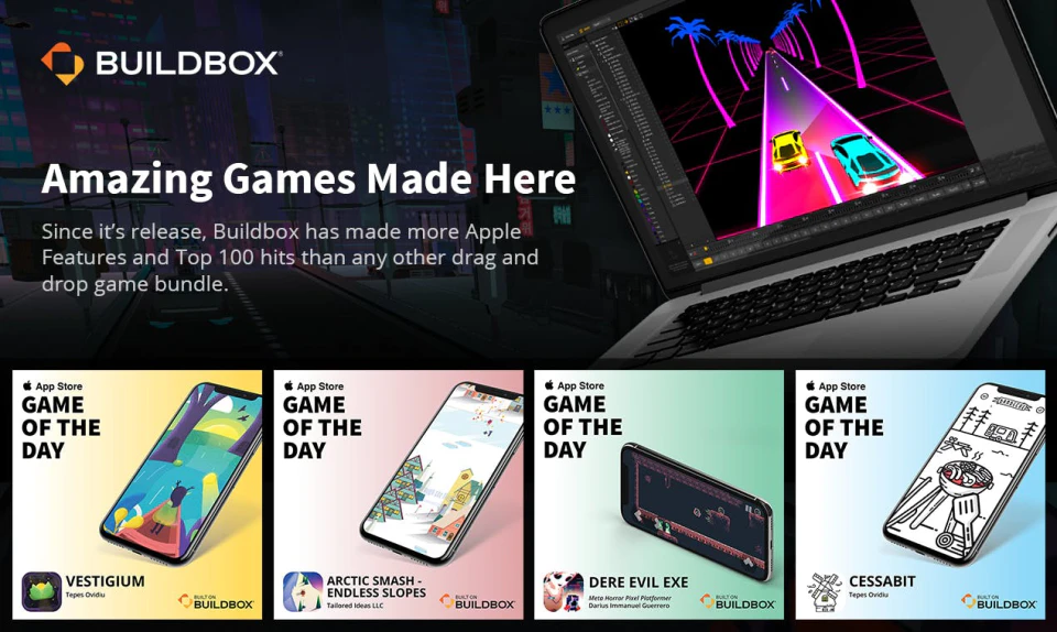 screenshot of Buildbox