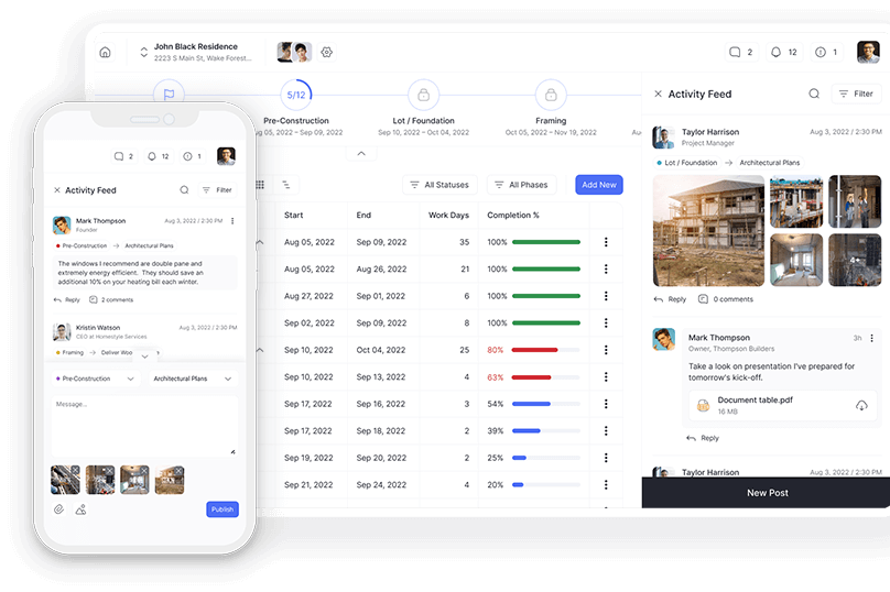 screenshot of BuilderPad