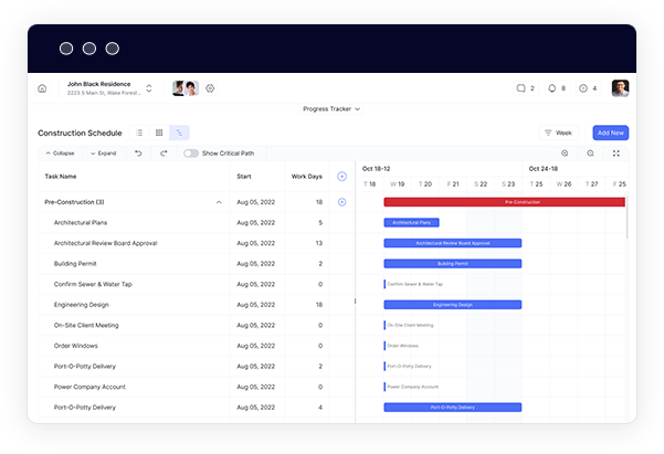 screenshot of BuilderPad