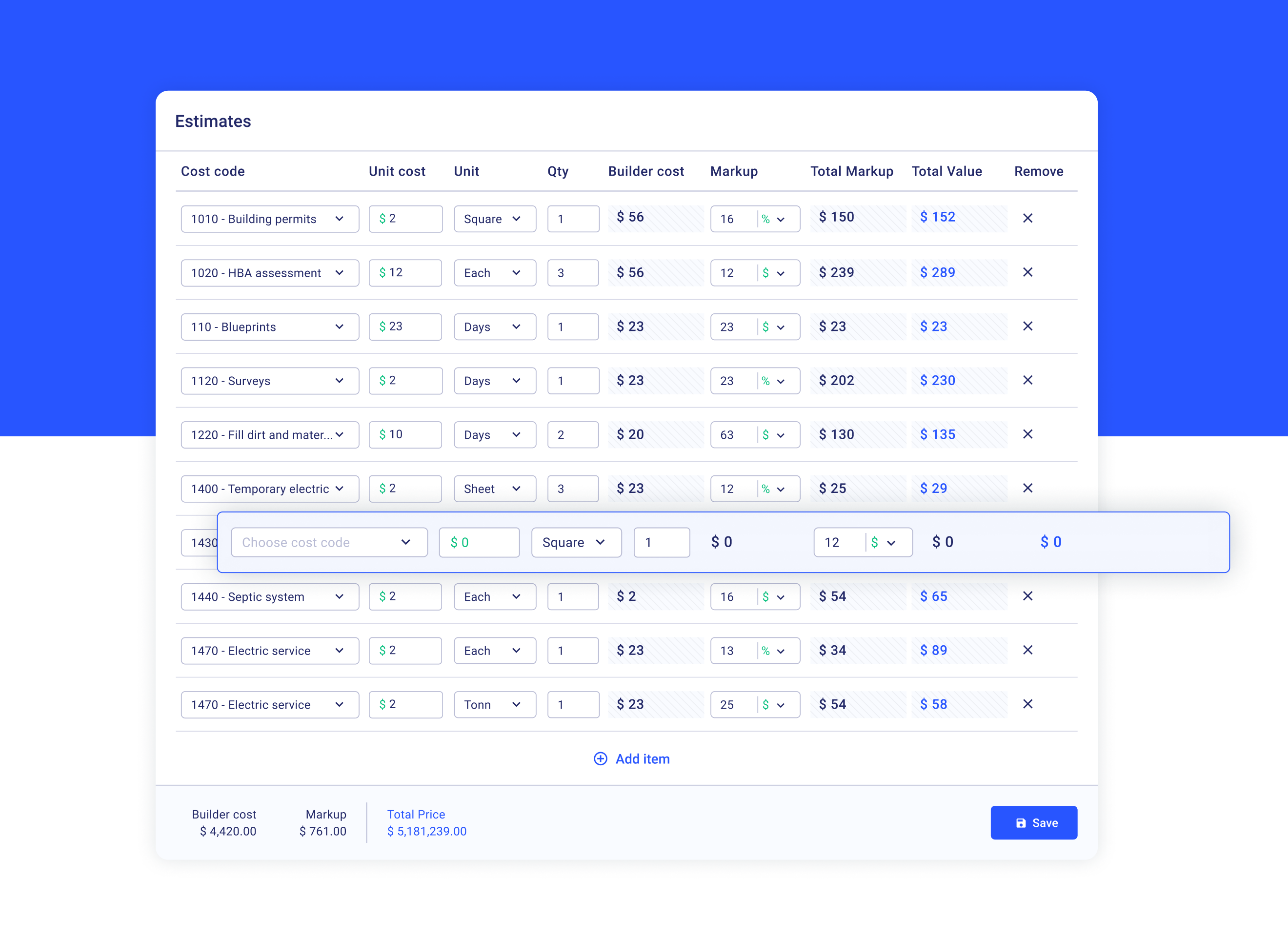 screenshot of Buildern
