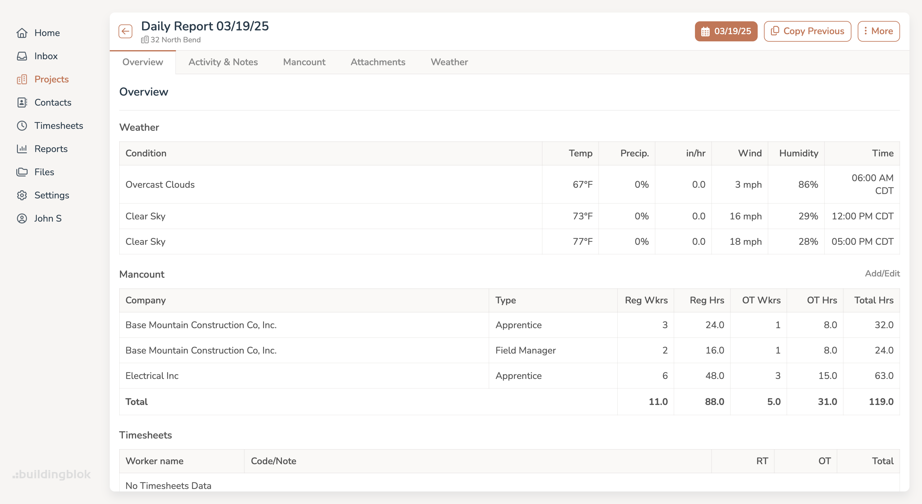 screenshot of BuildingBlok