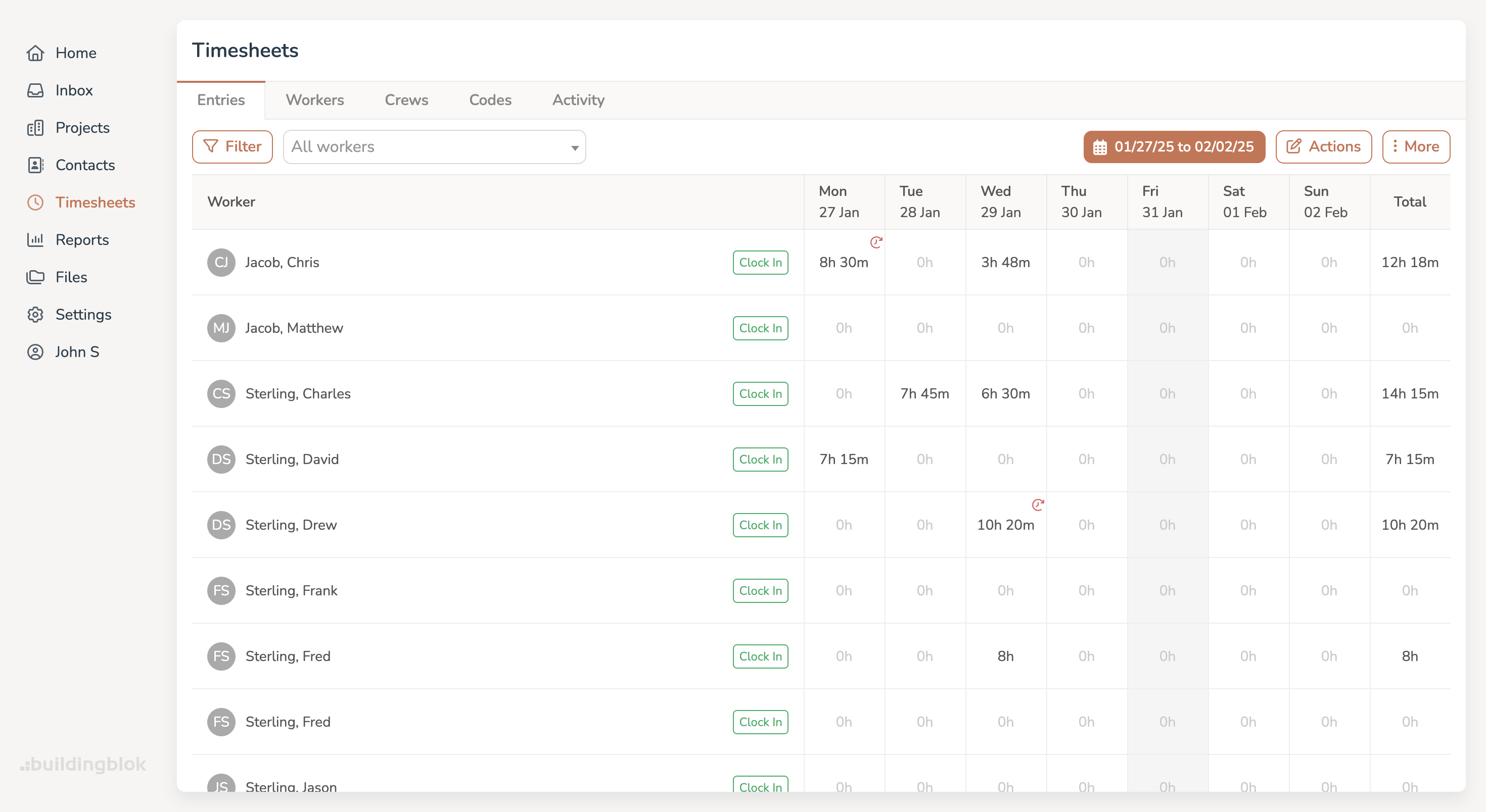 screenshot of BuildingBlok
