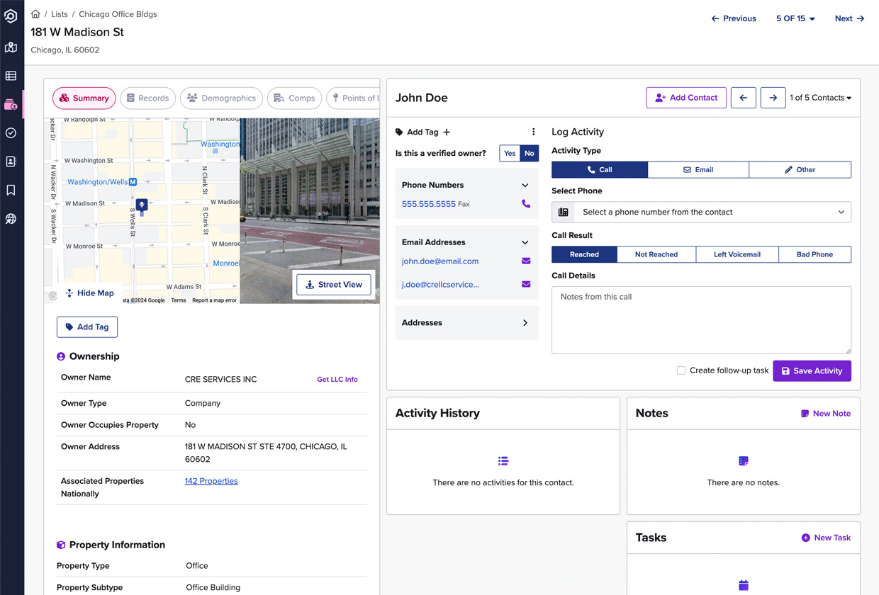 screenshot of Buildout