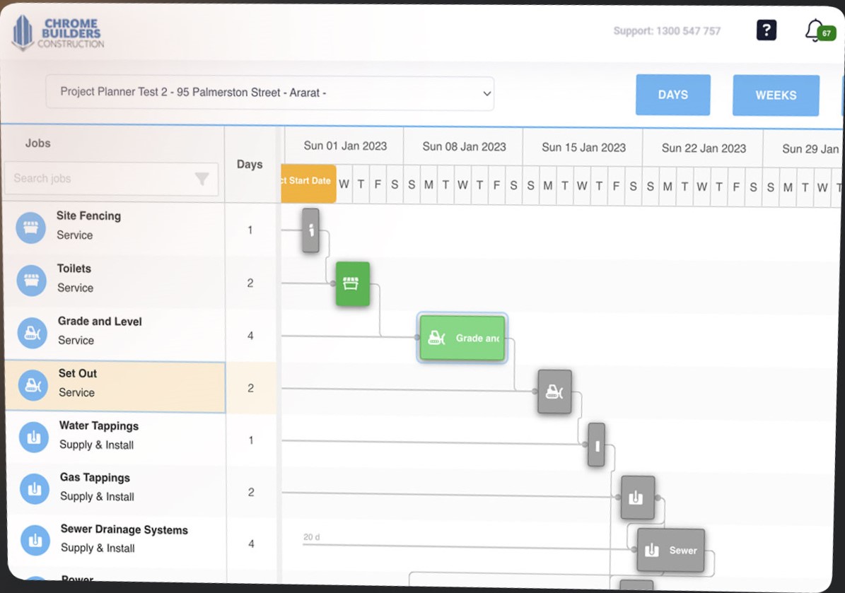 screenshot of BuiltGrid