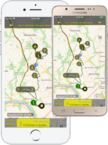 screenshot of BusWhere