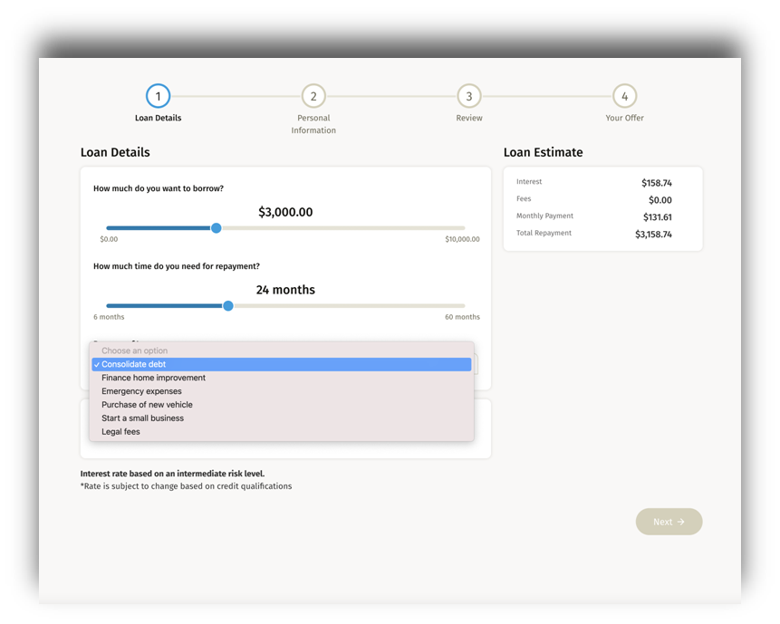 screenshot of BusinessBANKER