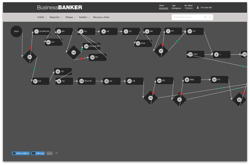 screenshot of BusinessBANKER