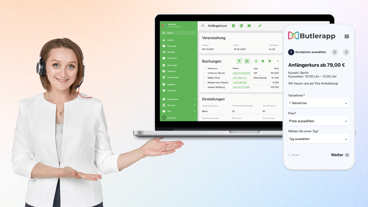 screenshot of Butlerapp