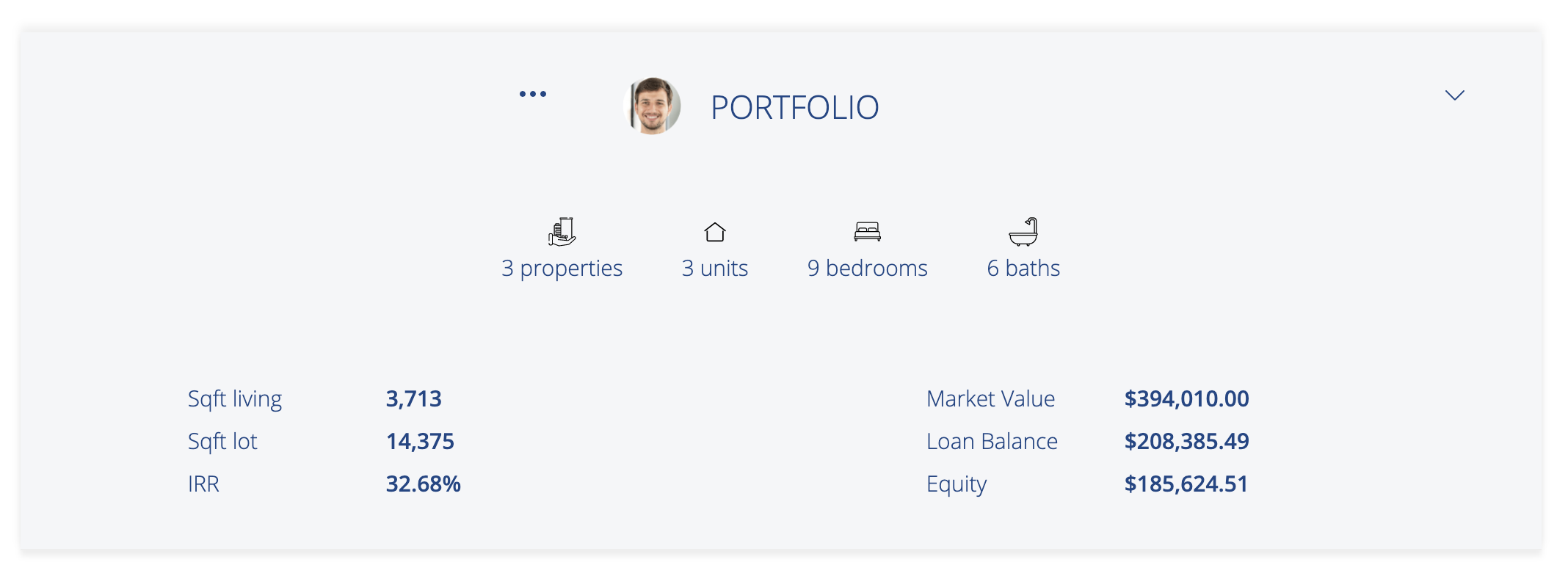 screenshot of BuyHoldTrack