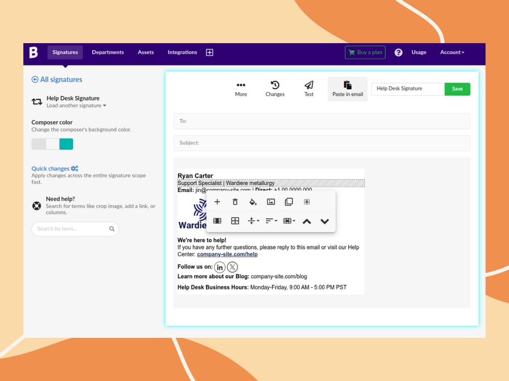screenshot of Bybrand