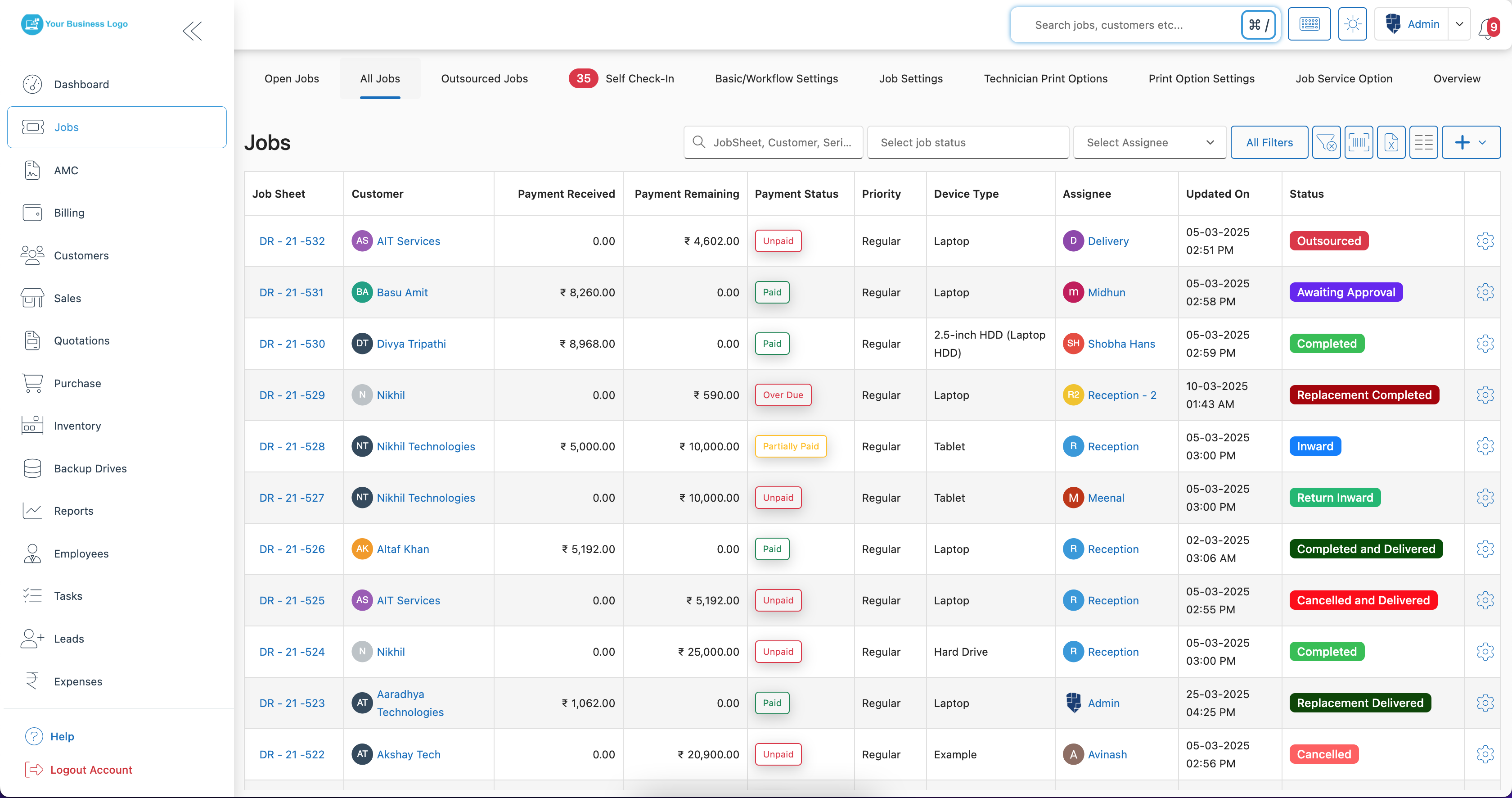 screenshot of BytePhase