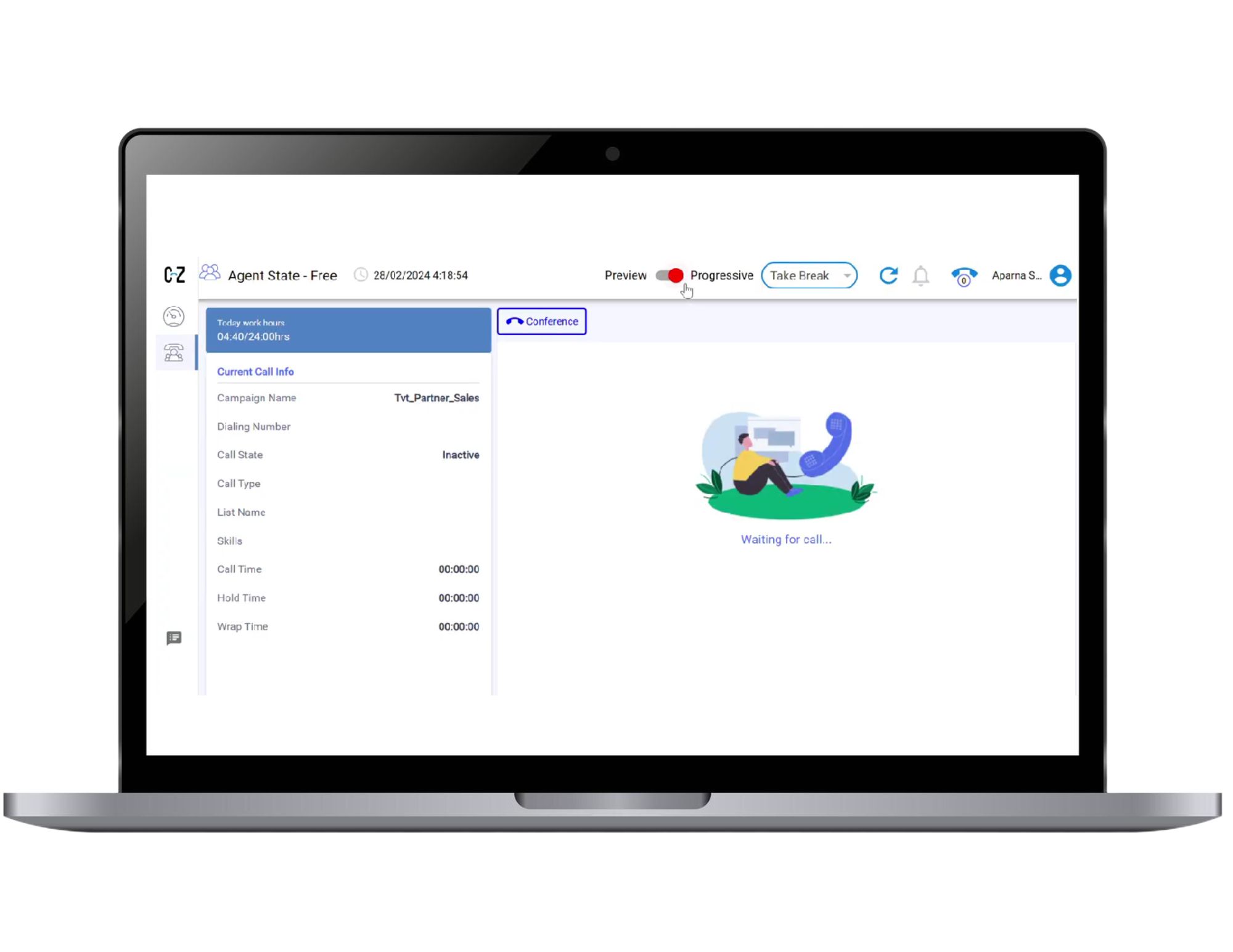 screenshot of C-Zentrix