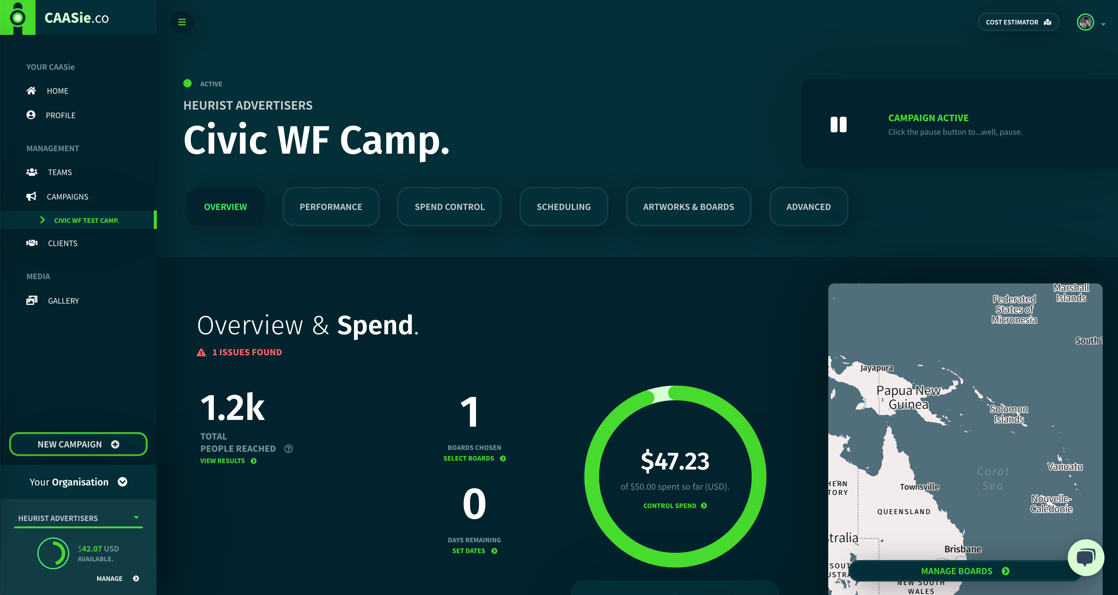 screenshot of CAASie.co