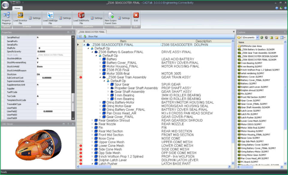 screenshot of CADTALK