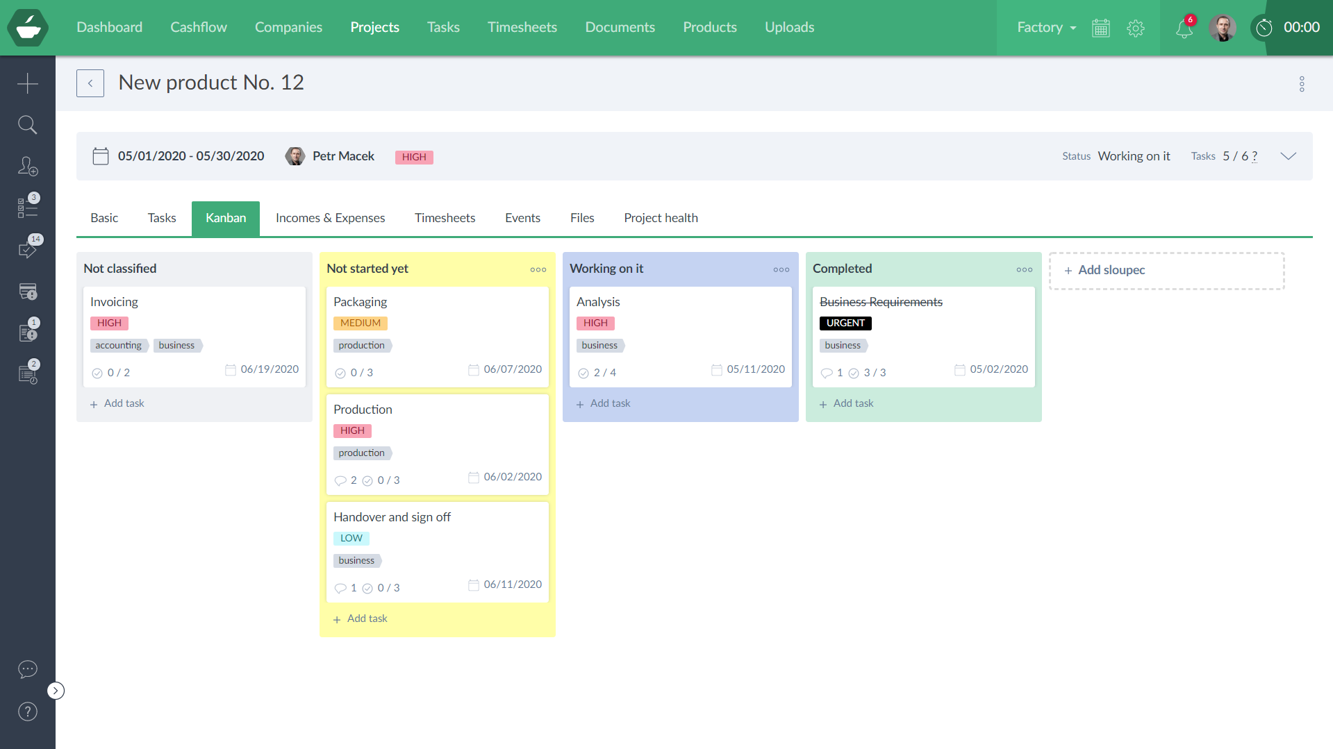 screenshot of CAFLOU