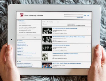 screenshot of CONTENTdm