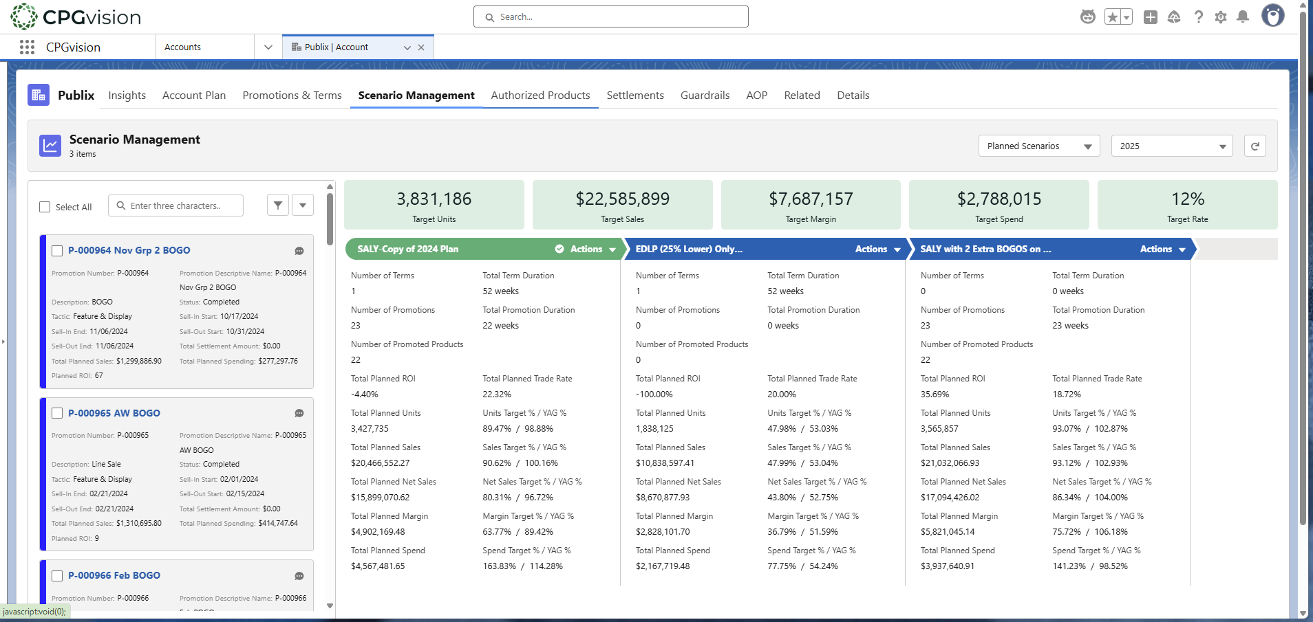 screenshot of CPGvision