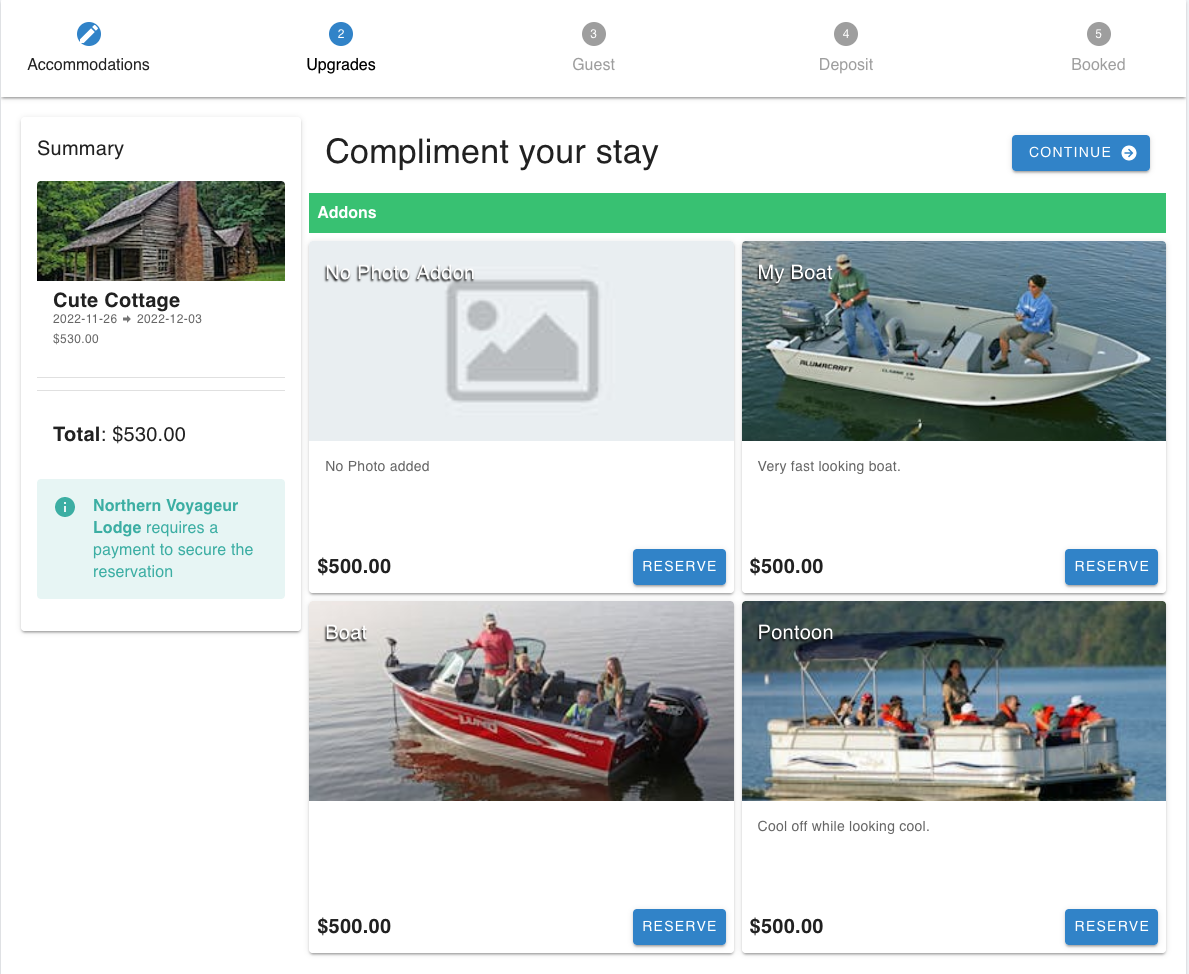 screenshot of CabinKey