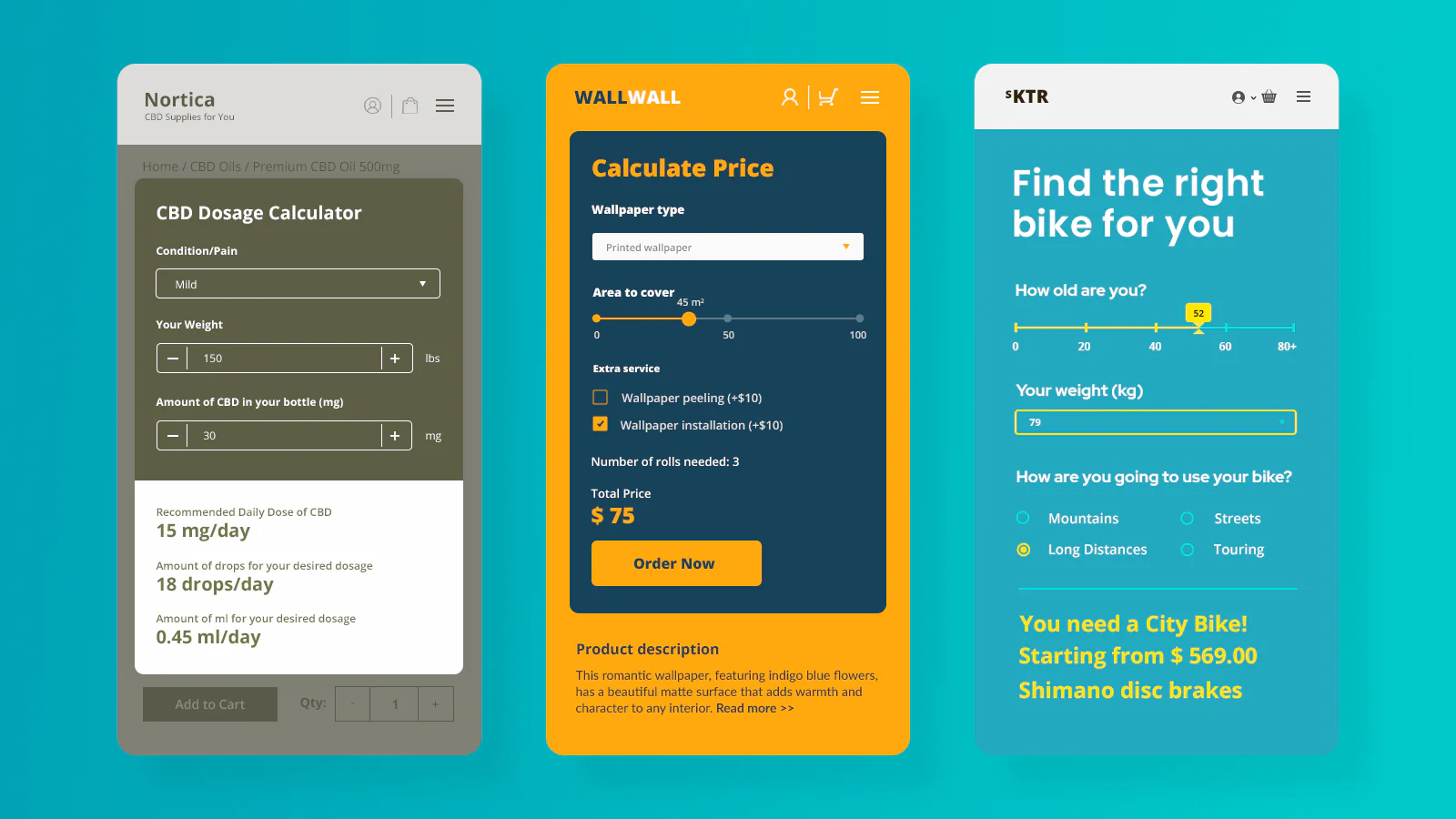 screenshot of Calconic