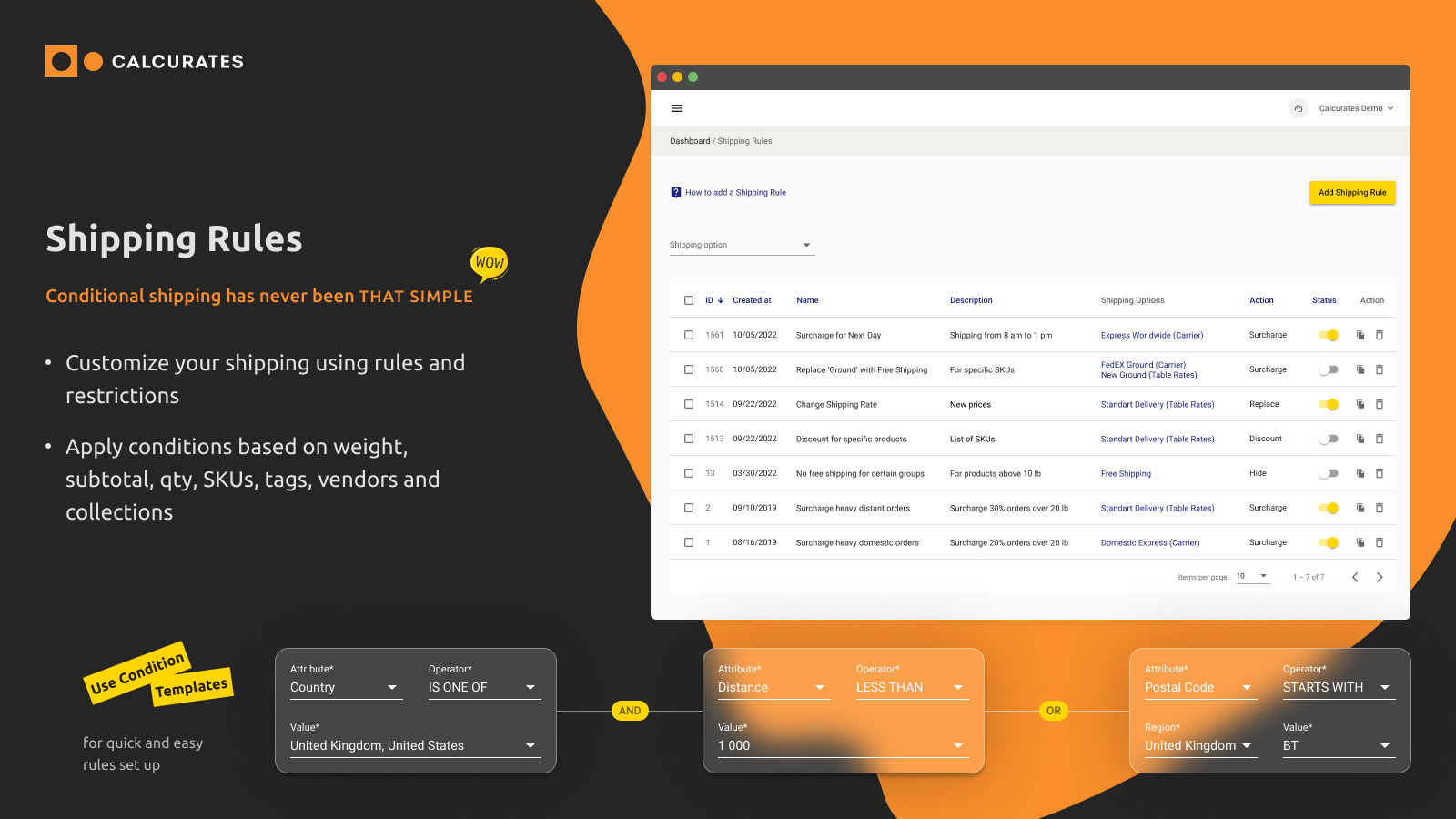 screenshot of Calcurates