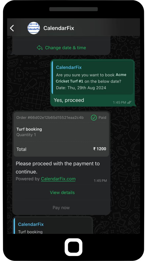 screenshot of CalendarFix