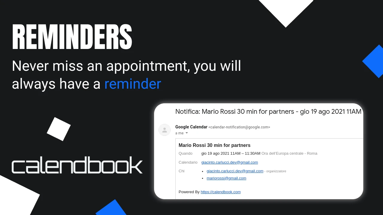 screenshot of Calendbook