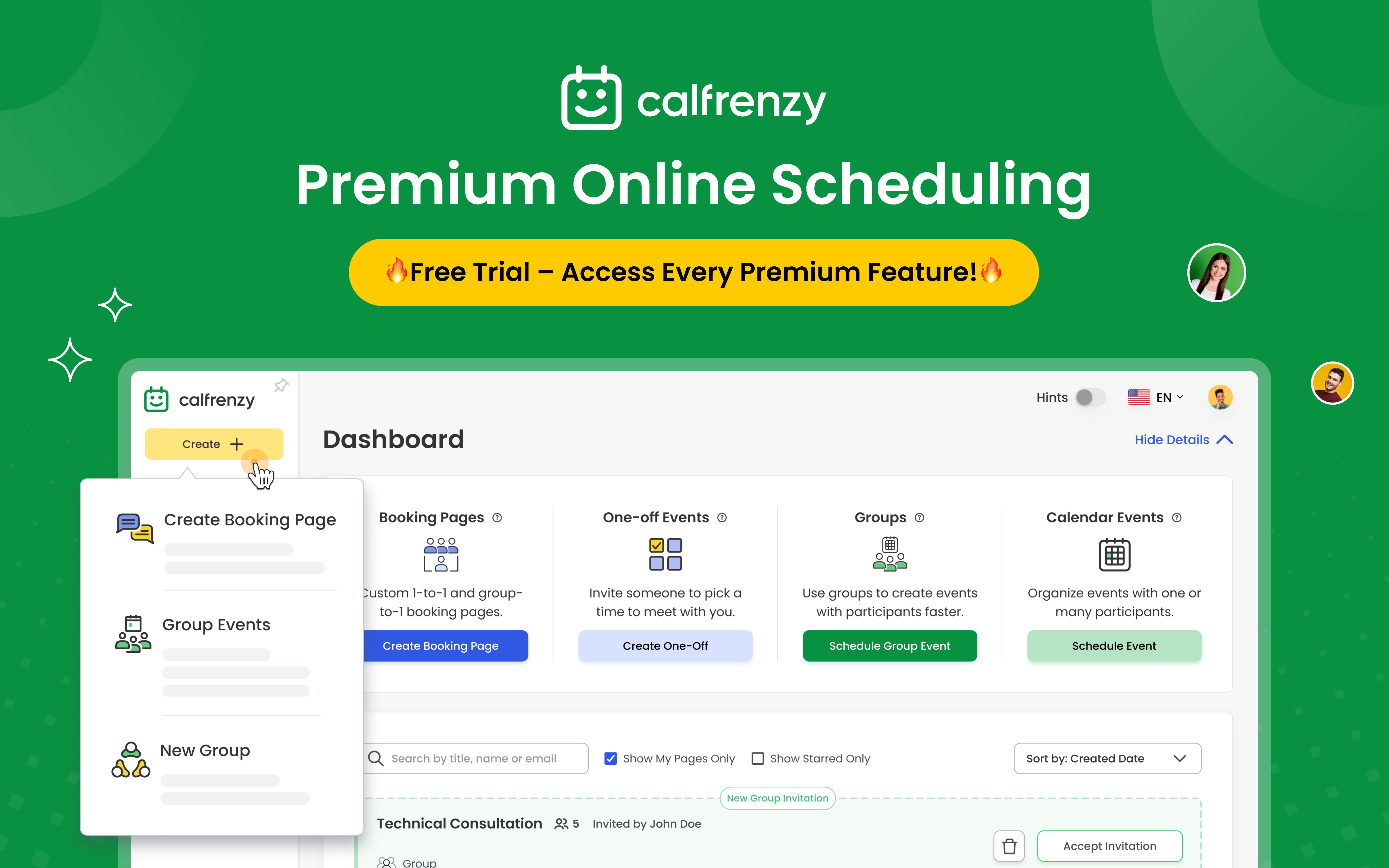 screenshot of Calfrenzy