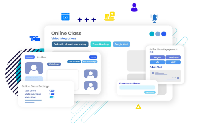 screenshot of CalimaticEdTech