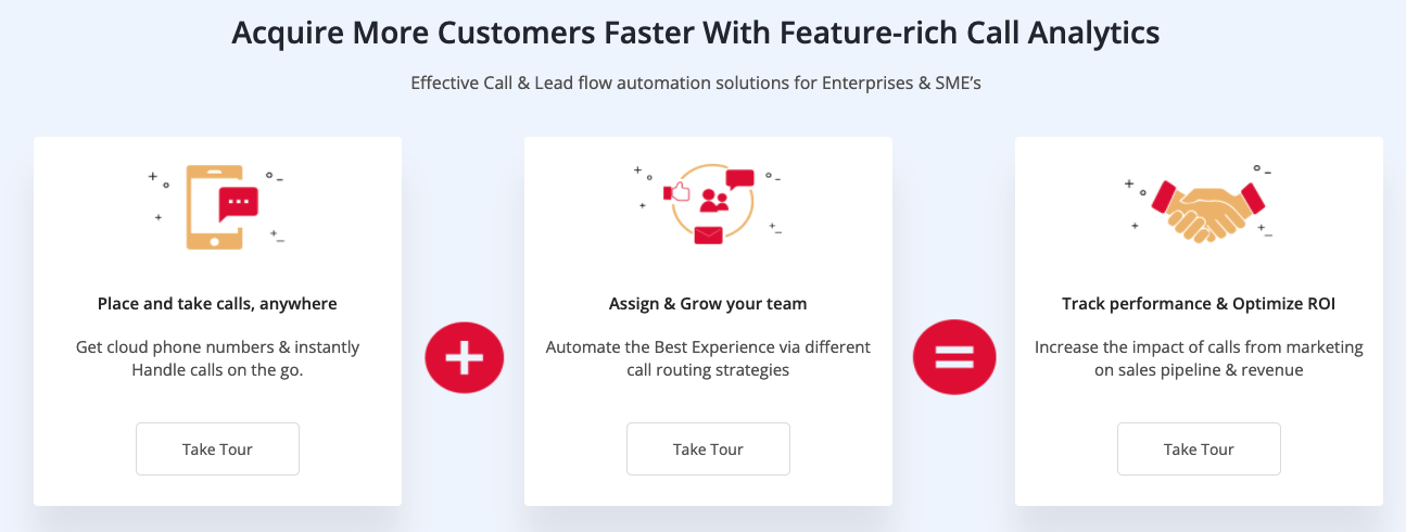 screenshot of CallerDesk