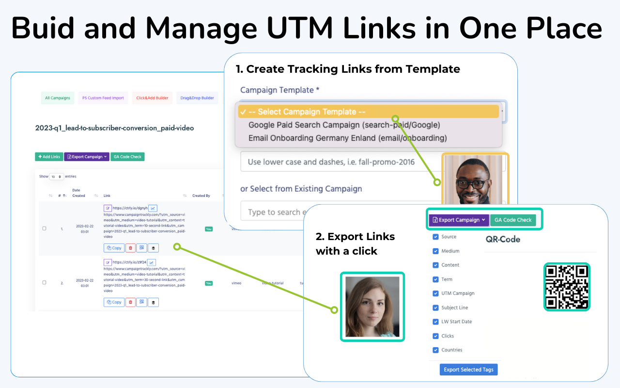 screenshot of CampaignTrackly