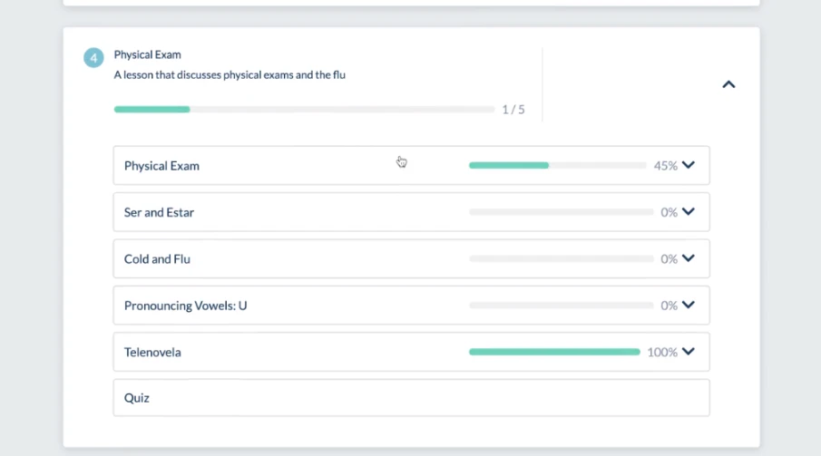 screenshot of CanopyLearn