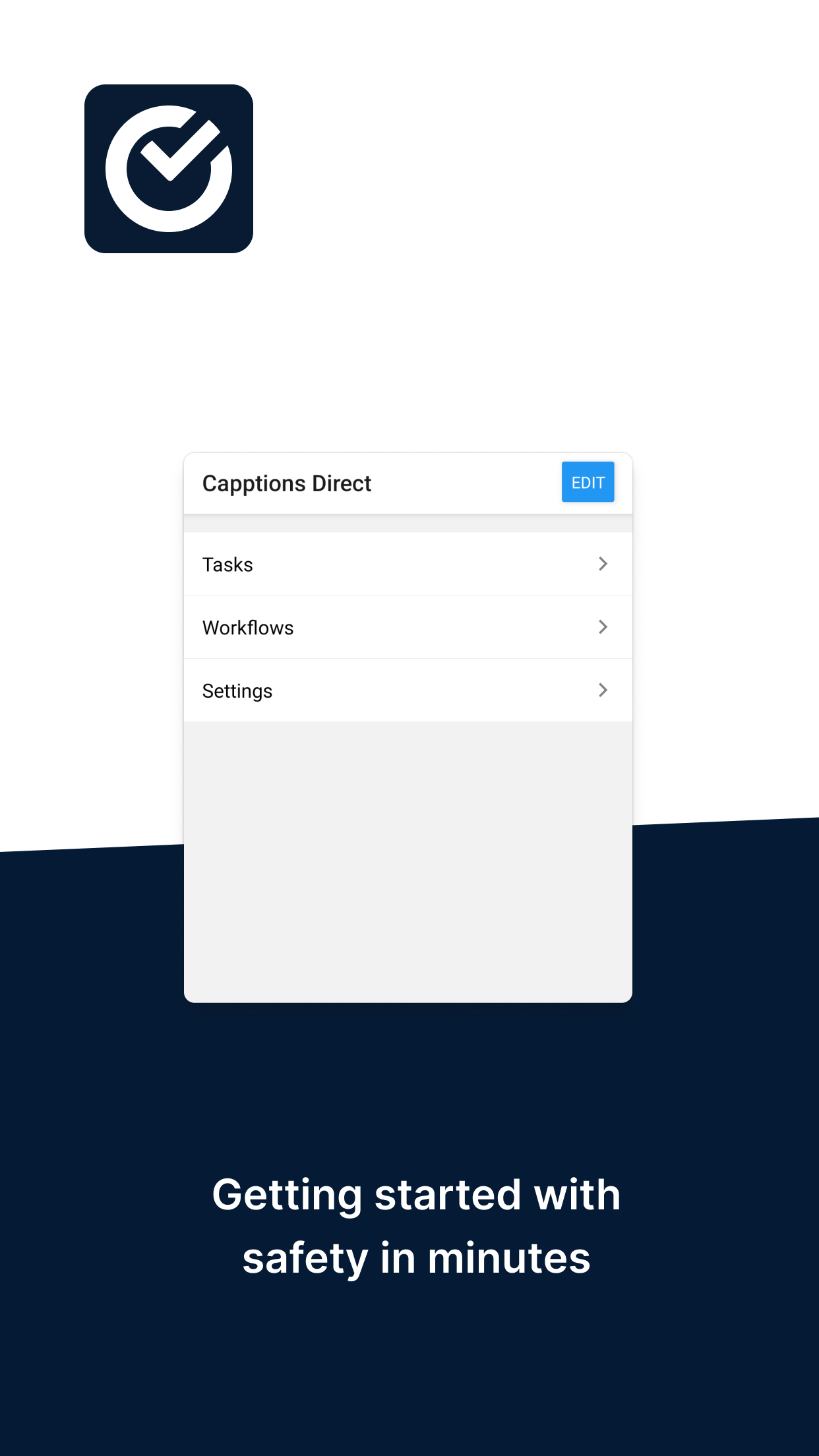 screenshot of Capptions