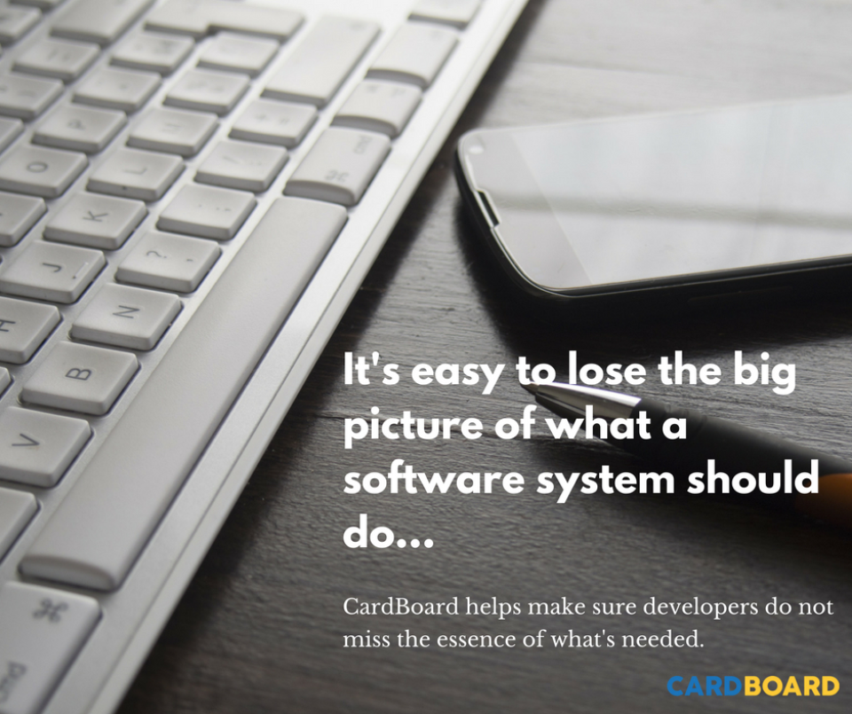 screenshot of CardBoard