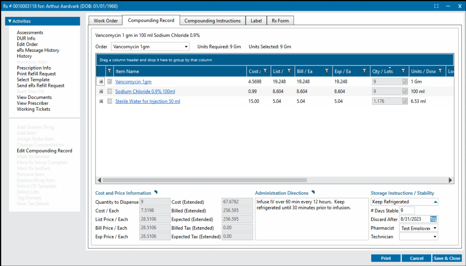 screenshot of CareTend